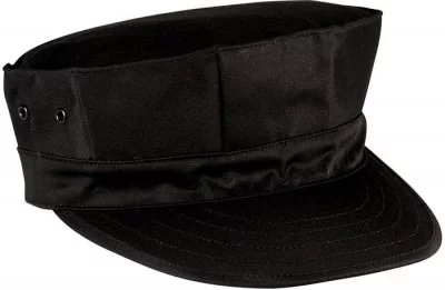 Кепка восьмиклинка морской пехоты черная Rothco Marine Corps Cap Black 5632, фото
