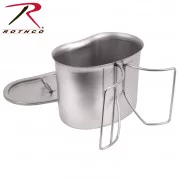 Rothco Stainless Steel Canteen Cup and Cover Set 8512