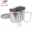 Нержавеющий котелок с крышкой Rothco Stainless Steel Canteen Cup and Cover Set 8512 - Нержавеющий котелок с крышкой Rothco Stainless Steel Canteen Cup and Cover Set 8512