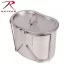 Нержавеющий котелок с крышкой Rothco Stainless Steel Canteen Cup and Cover Set 8512 - Нержавеющий котелок с крышкой Rothco Stainless Steel Canteen Cup and Cover Set 8512