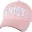 Бейсболка женская розовая с надписью «ARMY» Rothco Deluxe Army Embroidered Cap Pink 9485 - Бейсболка с надписью «ARMY» Rothco Deluxe Army Embroidered Low Profile Insignia Cap 9485