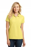 Port Authority Ladies Core Classic Pique Polo Lemon Drop Yellow