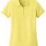Футболка поло женская лимонная Port Authority Ladies Core Classic Pique Polo Lemon Drop Yellow - Класcическая женская футболка поло Port Authority Ladies Core Classic Pique Polo Lemon Drop Yellow