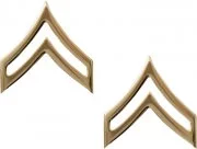 Rothco Corporal Polished Insignia Gold (2 шт) 1642