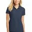 Футболка поло женская темно-синяя Port Authority Ladies Core Classic Pique Polo River Blue Navy - Футболка поло женская темно-синяя Port Authority Ladies Core Classic Pique Polo River Blue Navy