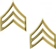 Rothco Sergeant Polished Insignia Gold (2 шт) 1643