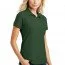 Футболка поло женская темно-зеленая Port Authority Ladies Core Classic Pique Polo Deep Forest Green - Класcическая женская футболка поло Port Authority Ladies Core Classic Pique Polo Deep Forest Green