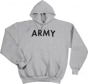 Rothco Pullover Sweatshirt  Grey w/ ARMY 9189