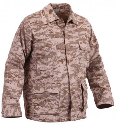 Китель пустынный цифровой камуфляж Rothco BDU Shirt Desert Digital Camo 8898, фото