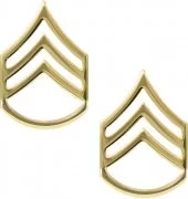 Rothco Staff Sergeant Polished Insignia Gold (2 шт) 1644