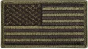 Rothco U.S. Flag Velcro Patch Olive Drab / Forward 17783