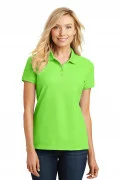 Port Authority Ladies Core Classic Pique Polo Lime