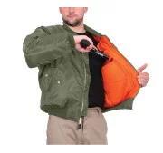 Rothco Concealed Carry MA-1 Flight Jacket Sage Green 77450