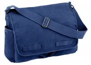 Rothco Vintage Washed Canvas Messenger Bag Navy Blue 8159
