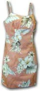Pacific Legend Short Spaghetti Dress - 306-3162 Peach