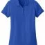 Футболка поло женская синяя Port Authority Ladies Core Classic Pique Polo True Royal - Класcическая женская футболка поло Port Authority Ladies Core Classic Pique Polo True Royal