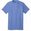 Светло голубая мужская американская хлопковая футболка Port & Company Core Cotton Tee PC54 Carolina Blue - Светло голубая мужская американская хлопковая футболка Port & Company Core Cotton Tee PC54 Carolina Blue