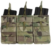 Rothco M16/AK47 MOLLE Open Top Triple Mag Pouch MultiCam 41003