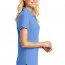 Футболка поло женская голубая Port Authority Ladies Core Classic Pique Polo Carolina Blue - Класcическая женская футболка поло Port Authority Ladies Core Classic Pique Polo Carolina Blue