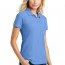 Футболка поло женская голубая Port Authority Ladies Core Classic Pique Polo Carolina Blue - Класcическая женская футболка поло Port Authority Ladies Core Classic Pique Polo Carolina Blue