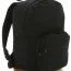 Винтажный черный рюкзак с кожаными элементами Rothco Vintage Canvas Teardrop Backpack w/ Leather Accents Black 9667 - Винтажный черный рюкзак с кожаными элементами Rothco Vintage Canvas Teardrop Backpack w/ Leather Accents Black 9667