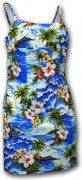 Pacific Legend Short Spaghetti Dress - 306-3238 Blue