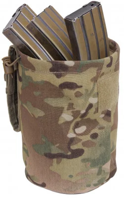 Cкладной подсумок для пустых магазинов мультикам Rothco MOLLE Roll-Up Utility Dump Pouch MultiCam 51009, фото