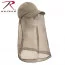 Бейсболка хаки с москитной сеткой Rothco Cap With Mosquito Net Khaki 3646 - Бейсболка хаки с москитной сеткой Rothco Cap With Mosquito Net Khaki 3646