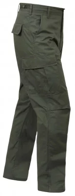 Брюки оливковые тактические рип-стоп Rothco Rip-Stop BDU Pant R/S Olive Drab 5935, фото