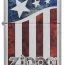 Зажигалка c американском флагом Zippo American Flag Lighters High Polish Chrome Fusion - Зажигалка Zippo American Flag Lighters High Polish Chrome Fusion