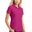 Футболка поло женская розовая Port Authority Ladies Core Classic Pique Polo Pink Azalea - Класcическая женская футболка поло Port Authority Ladies Core Classic Pique Polo Pink Azalea