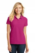 Port Authority Ladies Core Classic Pique Polo Pink Azalea