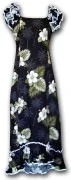 Pacific Legend Long Muumuu Dress - 334-2798 Black