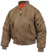 Rothco MA-1 Flight Jacket Coyote Brown 7544