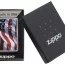Зажигалка с американским флагом Zippo American Flag Lighters Brushed Chrome Made in USA - Купить американскую зажигалку Zippo American Flag Lighters Brushed Chrome Made in USA