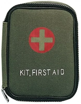 Rothco Military Zipper First Aid Kit Pouch Olive Drab - 8325, фото