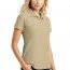 Футболка поло женская бежевая Port Authority Ladies Core Classic Pique Polo Wheat - Класcическая женская футболка поло Port Authority Ladies Core Classic Pique Polo Wheat