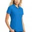 Футболка поло женская голубая Port Authority Ladies Core Classic Pique Polo Coastal Blue - Класcическая женская футболка поло Port Authority Ladies Core Classic Pique Polo Coastal Blue
