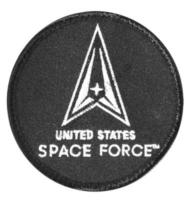 Круглый черный патч Космические Силы США US Space Force Patch 42020, фото