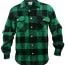 Мужская зеленая фланелевая рубашка буффало Rothco Buffalo Plaid Flannel Shirt Green / Black 4667 - Мужская зеленая фланелевая рубашка буффало Rothco Buffalo Plaid Flannel Shirt Green / Black 4667