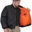 Лётная черная куртка с карманом для скрытого ношения оружия Rothco Concealed Carry MA-1 Flight Jacket Black 77350 - Летная куртка  Rothco Concealed Carry MA-1 Flight Jacket Black - 77350