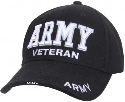 Бейсболка ветерана Армии США Rothco Deluxe Army Veteran Low Profile Cap 3951, фото