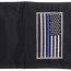 Rothco Thin Blue Line Flag Nylon Commando Wallet 10649 - Кошелек Rothco Thin Blue Line Flag Nylon Commando Wallet 10649