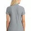 Футболка поло женская чветло-серая Port Authority Ladies Core Classic Pique Polo Gusty Grey - Класcическая женская футболка поло Port Authority Ladies Core Classic Pique Polo Gusty Grey