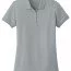 Футболка поло женская чветло-серая Port Authority Ladies Core Classic Pique Polo Gusty Grey - Класcическая женская футболка поло Port Authority Ladies Core Classic Pique Polo Gusty Grey