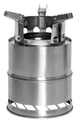 Складная круглая походная плита из нержавеющей стали Rothco Stainless Steel Portable Camping / Backpacking Stove 1519, фото