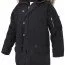 Зимняя винтажная черная хлопковая куртка аляска Rothco Vintage N-3B Parka Black 9963 - Зимняя винтажная куртка аляска Rothco Vintage N-3B Parka Black - 9963