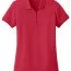 Футболка поло женская красная Port Authority Ladies Core Classic Pique Polo Rich Red - Футболка поло женская Port Authority Ladies Core Classic Pique Polo Rich Red