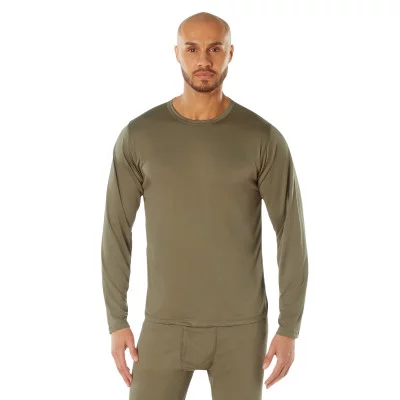 Рубаха термобелья койотовая 1 уровень ECWCS GEN III Level 1 Silk Weight Undershirt Coyote Brown 3725, фото