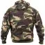 Толстовка лесной камуфляж Rothco Camo Pullover Hooded Sweatshirt Woodland Camouflage 6590 - Толстовка милитари с капюшоном Rothco Camo Pullover Hooded Sweatshirt Woodland Camouflage - 6590